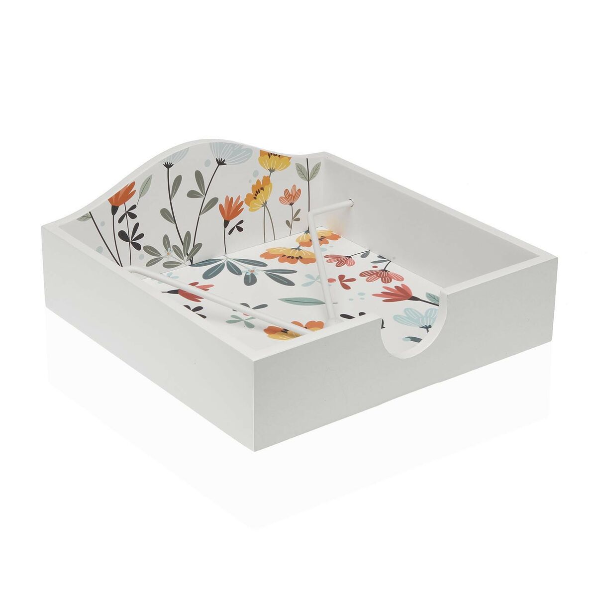 Servetthållare Versa Selene Trä MDF 18 x 7 x 18 cm