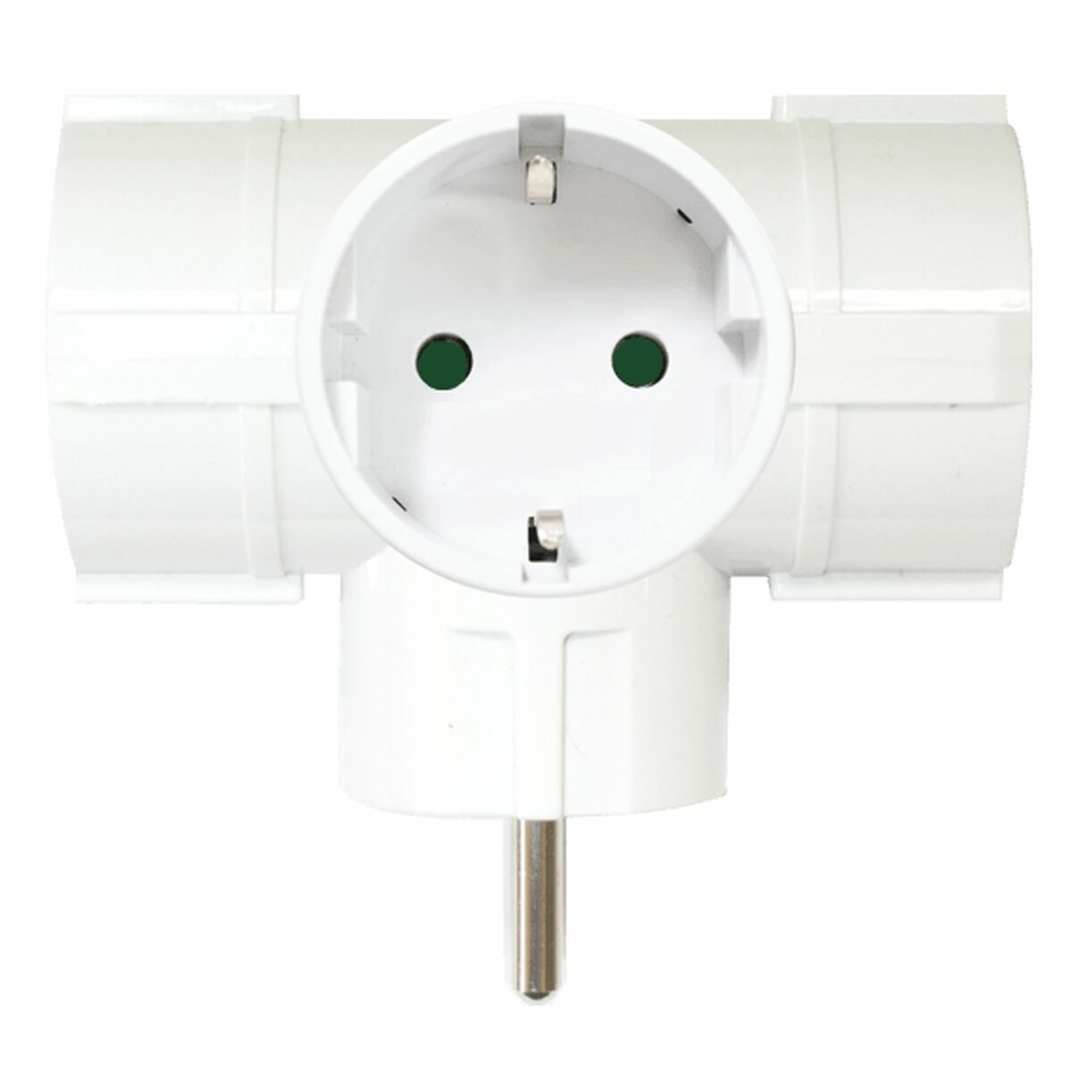 Plug Adapter Silver Electronics 9153 3500W Vit 220 V