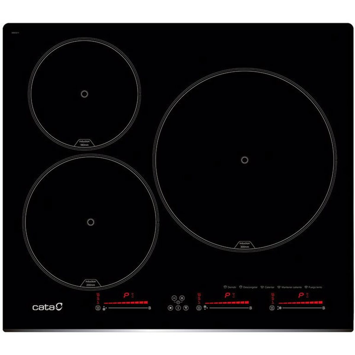 Induktionshäll Cata INSB6003E2BK 60 cm 7100 W