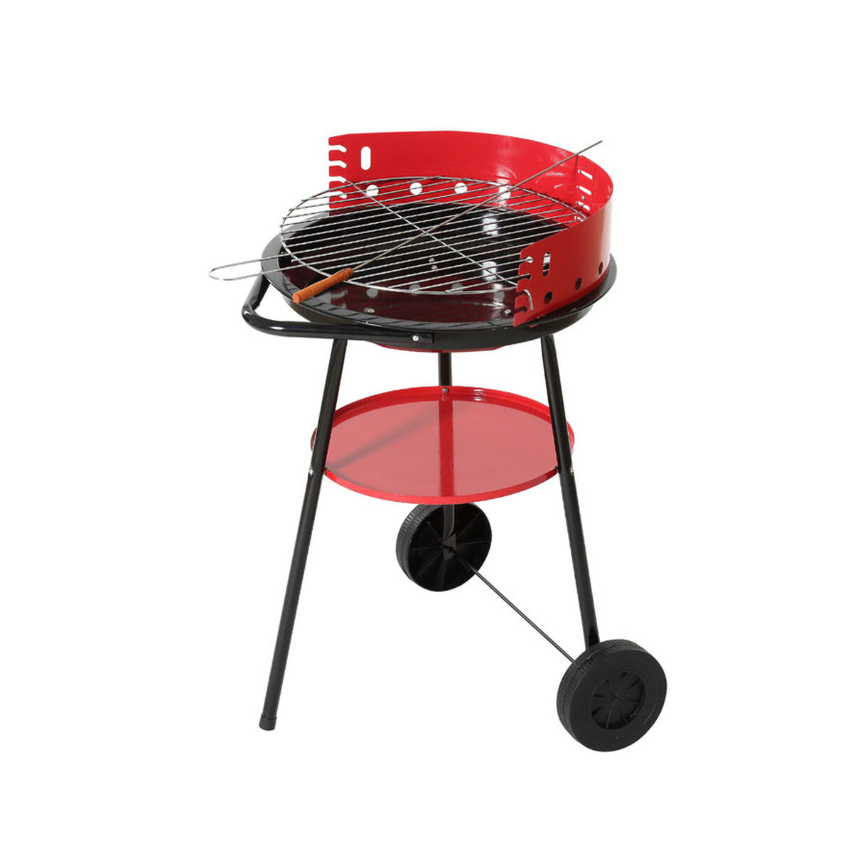 Grill 44 x 73 cm Röd/Svart