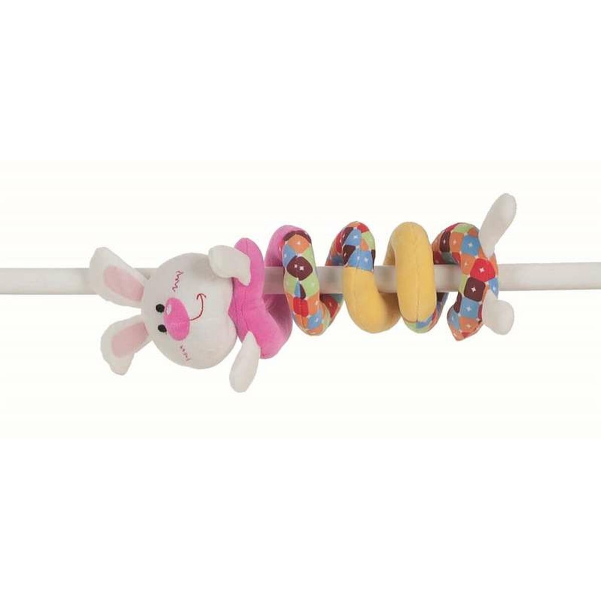 Mjukisleksak Spiral 55 cm Kanin Multicolour