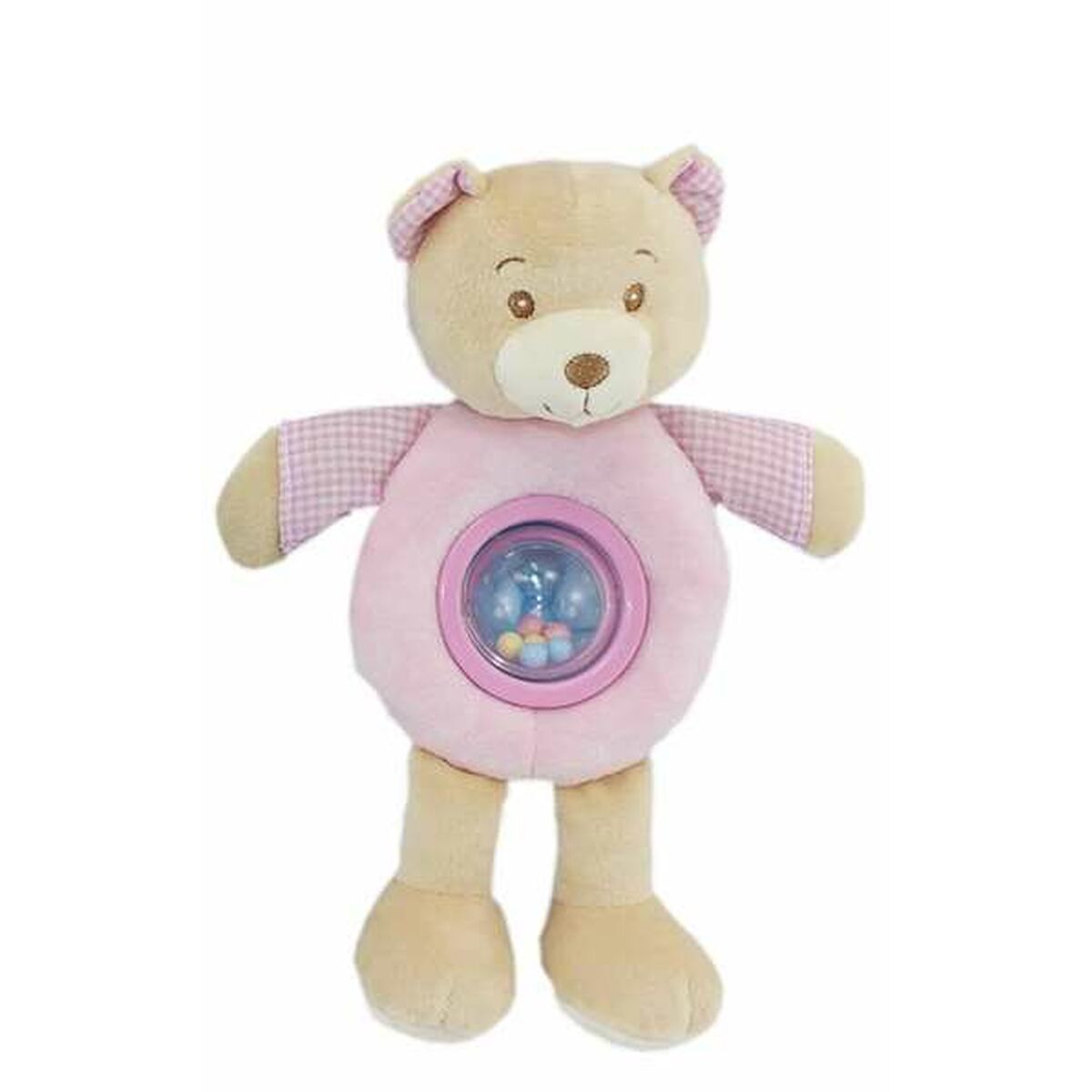 Mjuk skallra Lulu Rosa Björn 25cm