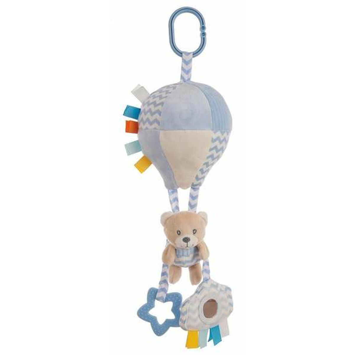 Mjuk skallra Activity Blå Björn Ballong 40 cm