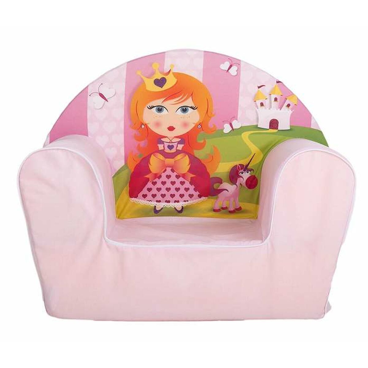 Barnfåtölj Prinsessa Rosa 44 x 34 x 53 cm