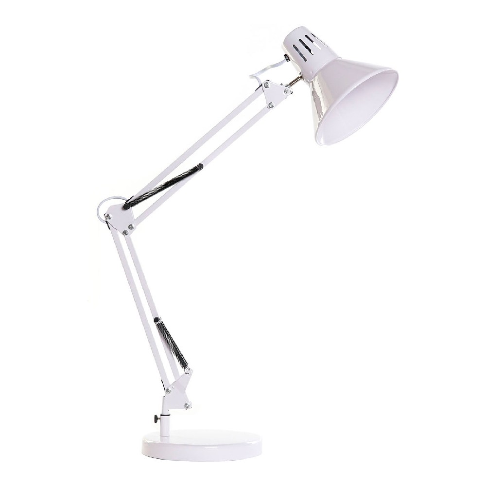 Bordslampa DKD Home Decor Vit Metall (22 x 39 x 69 cm)