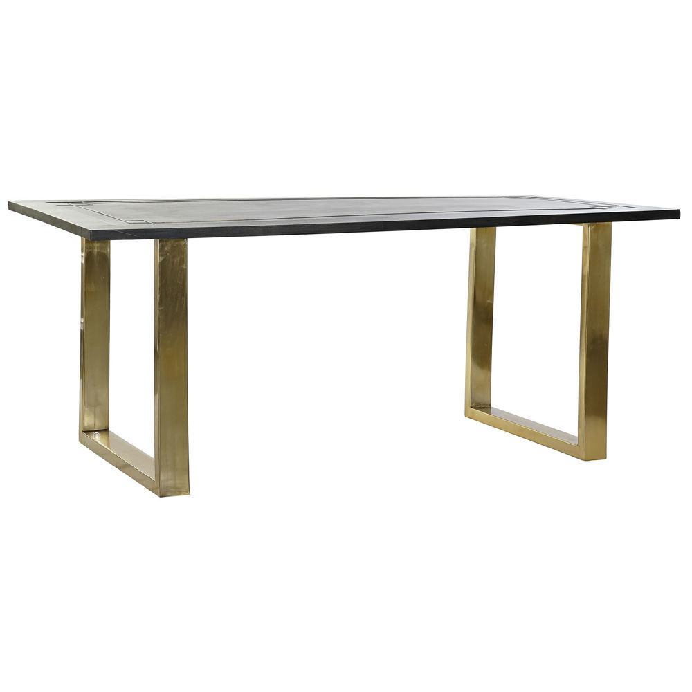 Matsalsbord DKD Home Decor 180 x 89 x 75 cm Metall Mangoträ