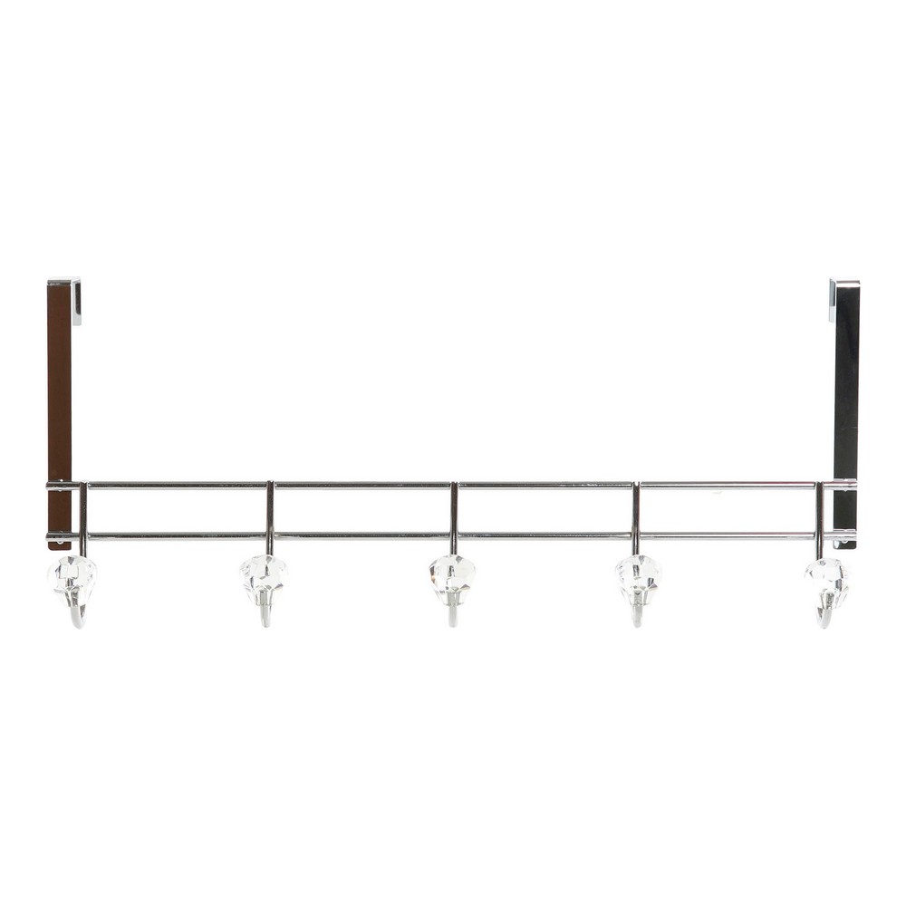 Dörrhängare DKD Home Decor 8424001835256 Transparent Silvrig Metall 47 x 10 x 22 cm