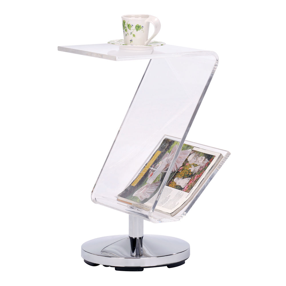 Sidobord DKD Home Decor Transparent Silvrig 30 x 33 x 55 cm