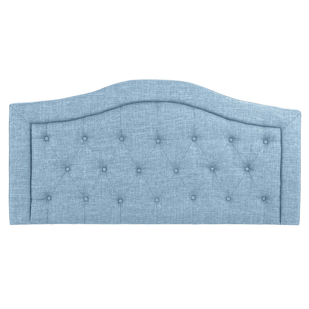 Sänggavel DKD Home Decor Blå Celeste Trä 145 x 8 x 72 cm