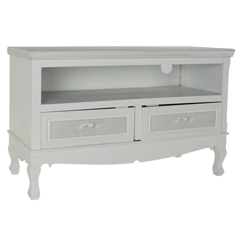 Soffbord DKD Home Decor Vit Trä Trä MDF 100 x 42 x 61 cm