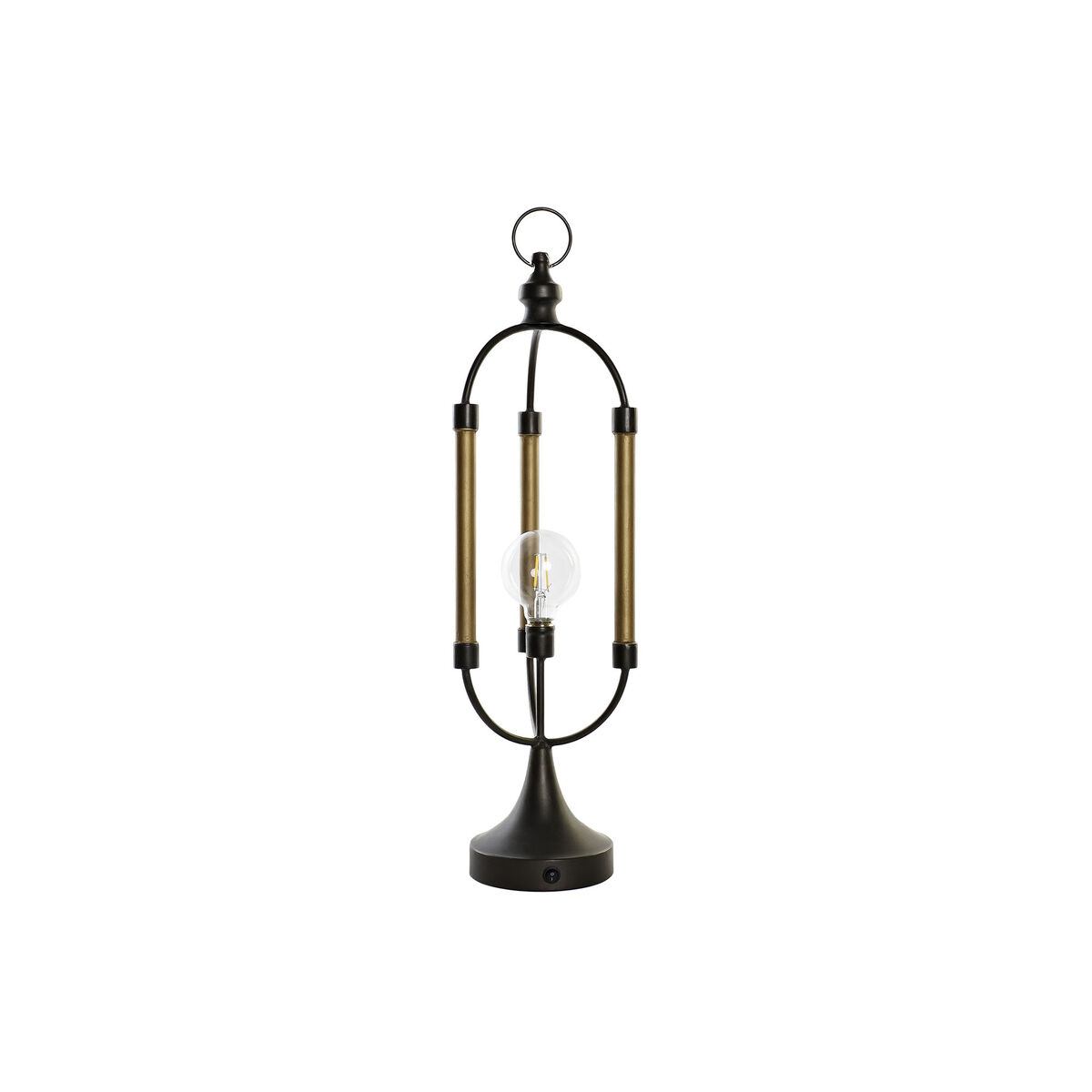 Belysning dekoration DKD Home Decor Svart Gyllene Metall (18 x 18 x 61 cm)