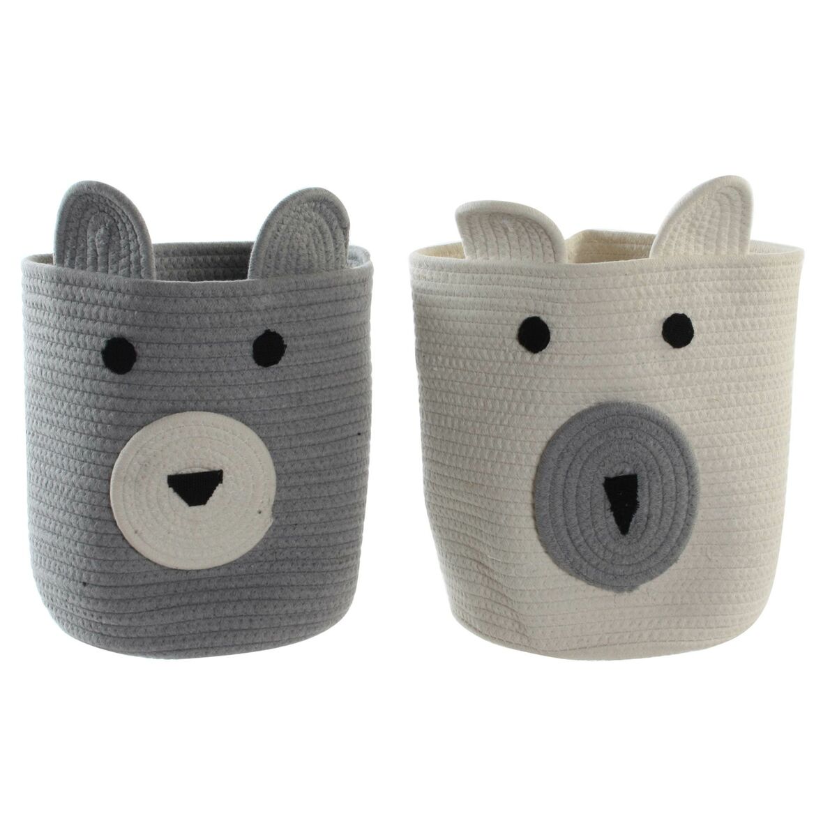 Korg DKD Home Decor Polyester Barn Björn (25 x 25 x 37 cm) (2 antal)