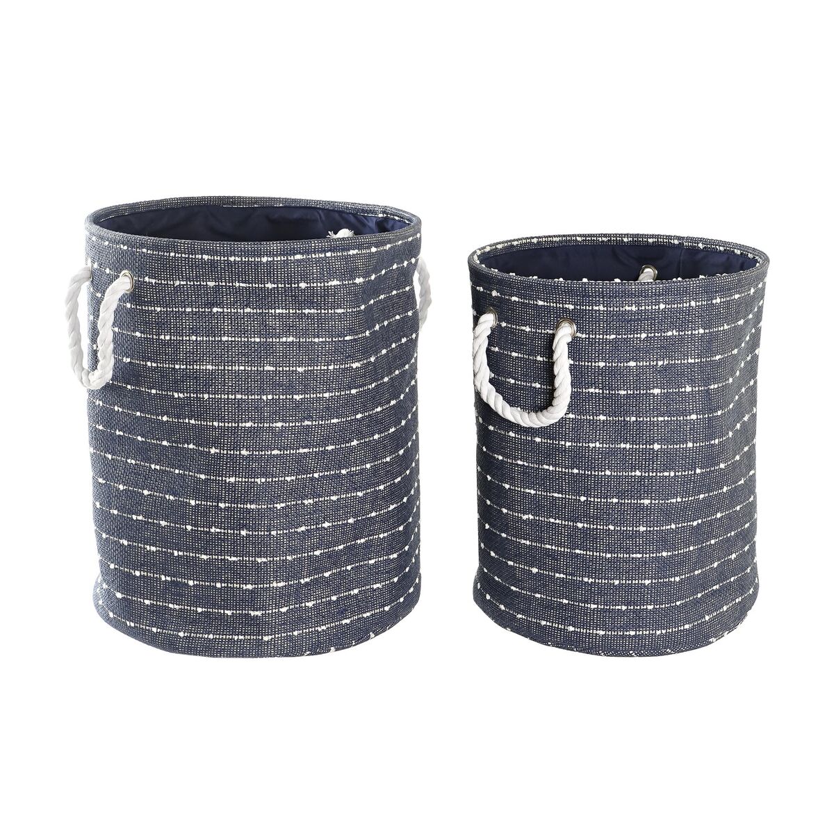 Korg - set DKD Home Decor Polyester (38 x 38 x 47 cm)