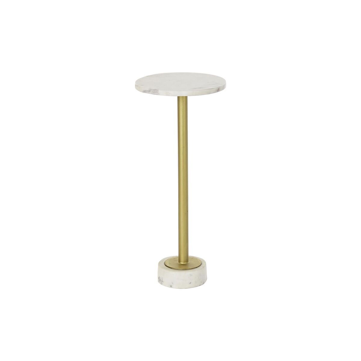 Sidobord DKD Home Decor Gyllene Metall Marmor 27 x 27 x 62 cm