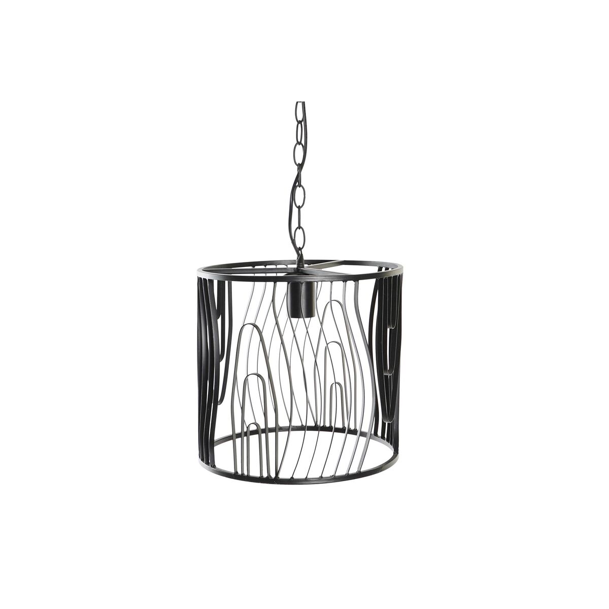 Taklampa DKD Home Decor Svart 220 V 50 W (30 x 30 x 28 cm)