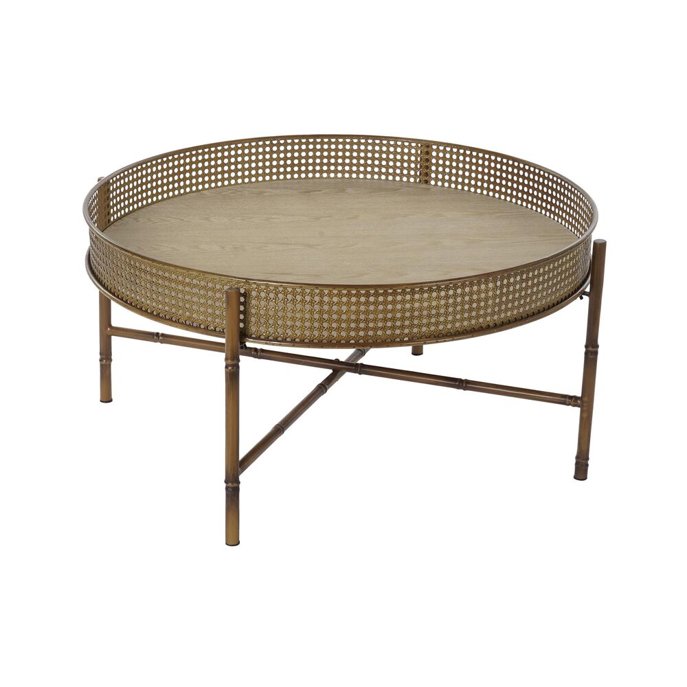 Soffbord DKD Home Decor Metall 80 x 80 x 38 cm