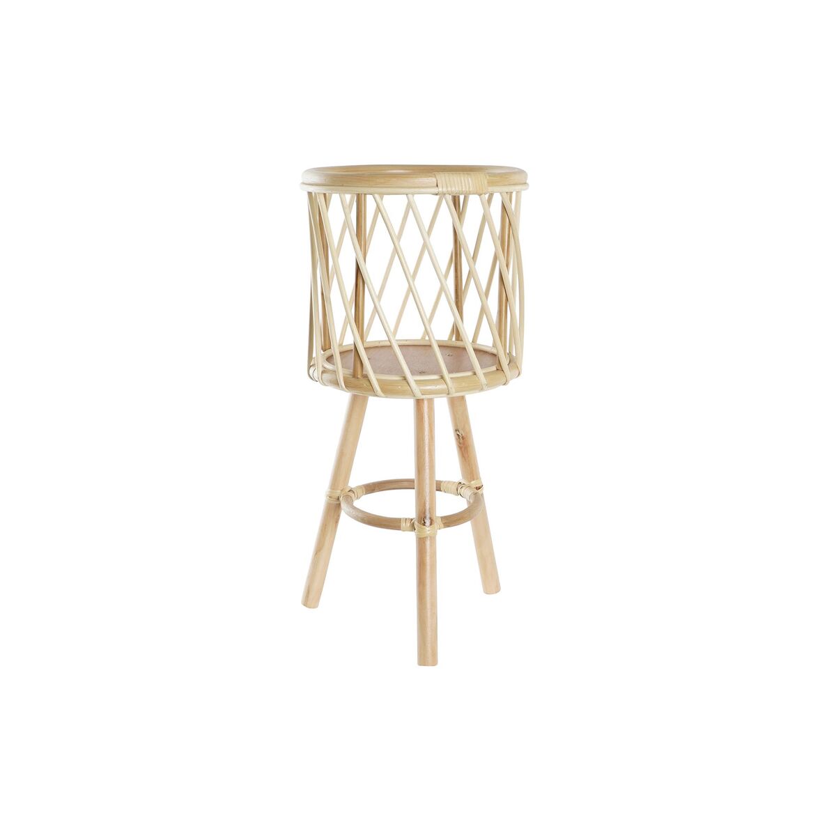 Kruka DKD Home Decor Naturell Bambu Bali (28 x 28 x 60 cm)