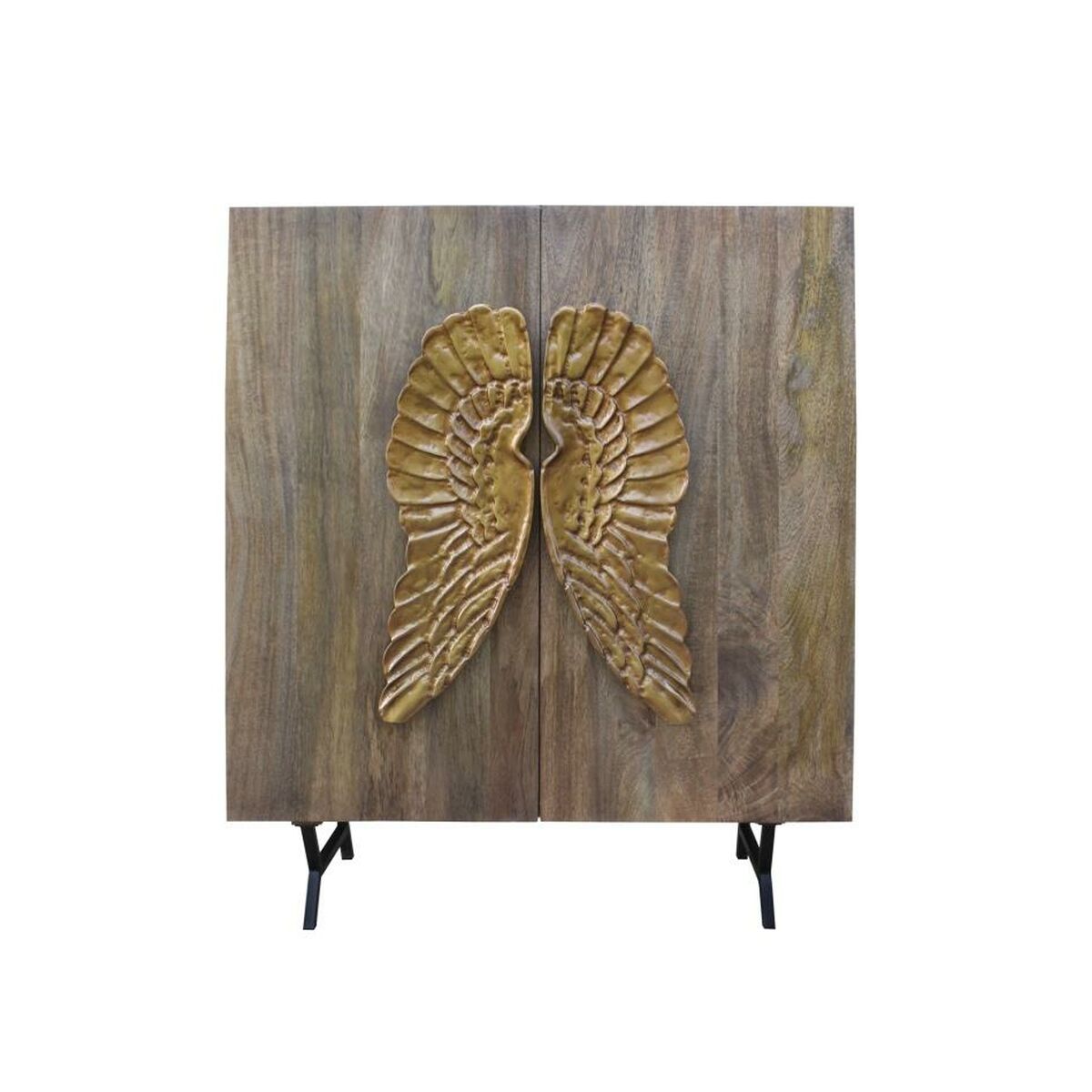 Skänk DKD Home Decor Gyllene Brun Mangoträ (100 x 45 x 120 cm)