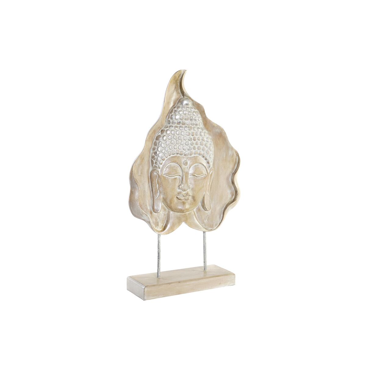 Prydnadsfigur DKD Home Decor 36 x 11 x 63 cm Naturell Buddha Avskalad