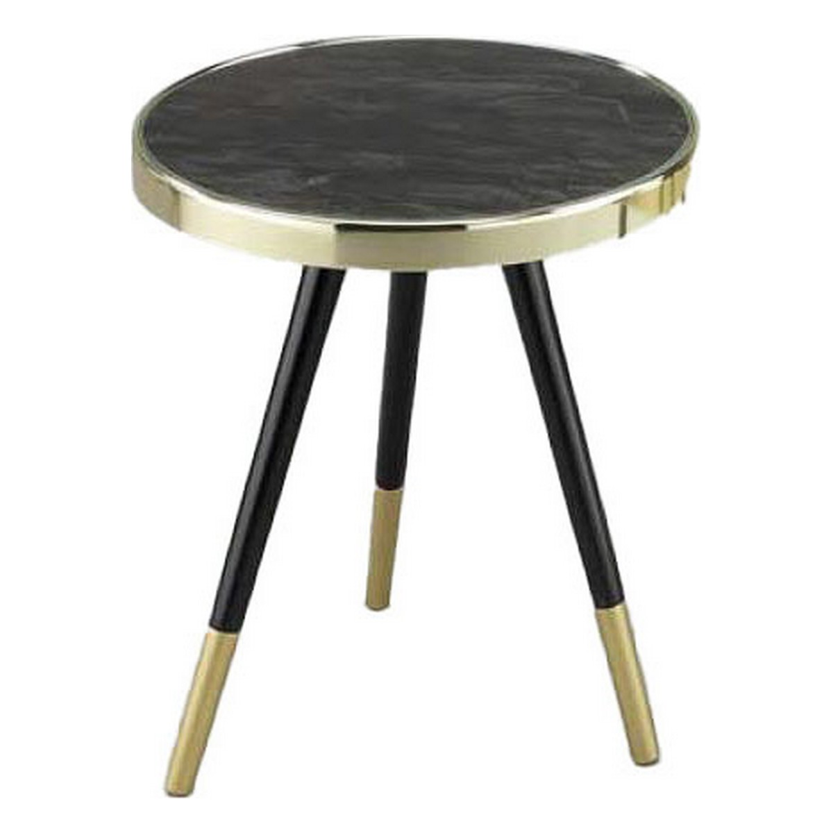 Sidobord DKD Home Decor Glas Stål (42,5 x 42,5 x 48 cm)