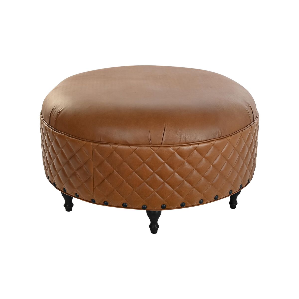 Fotpall DKD Home Decor Brun Trä Vintage 94 x 94 x 54 cm
