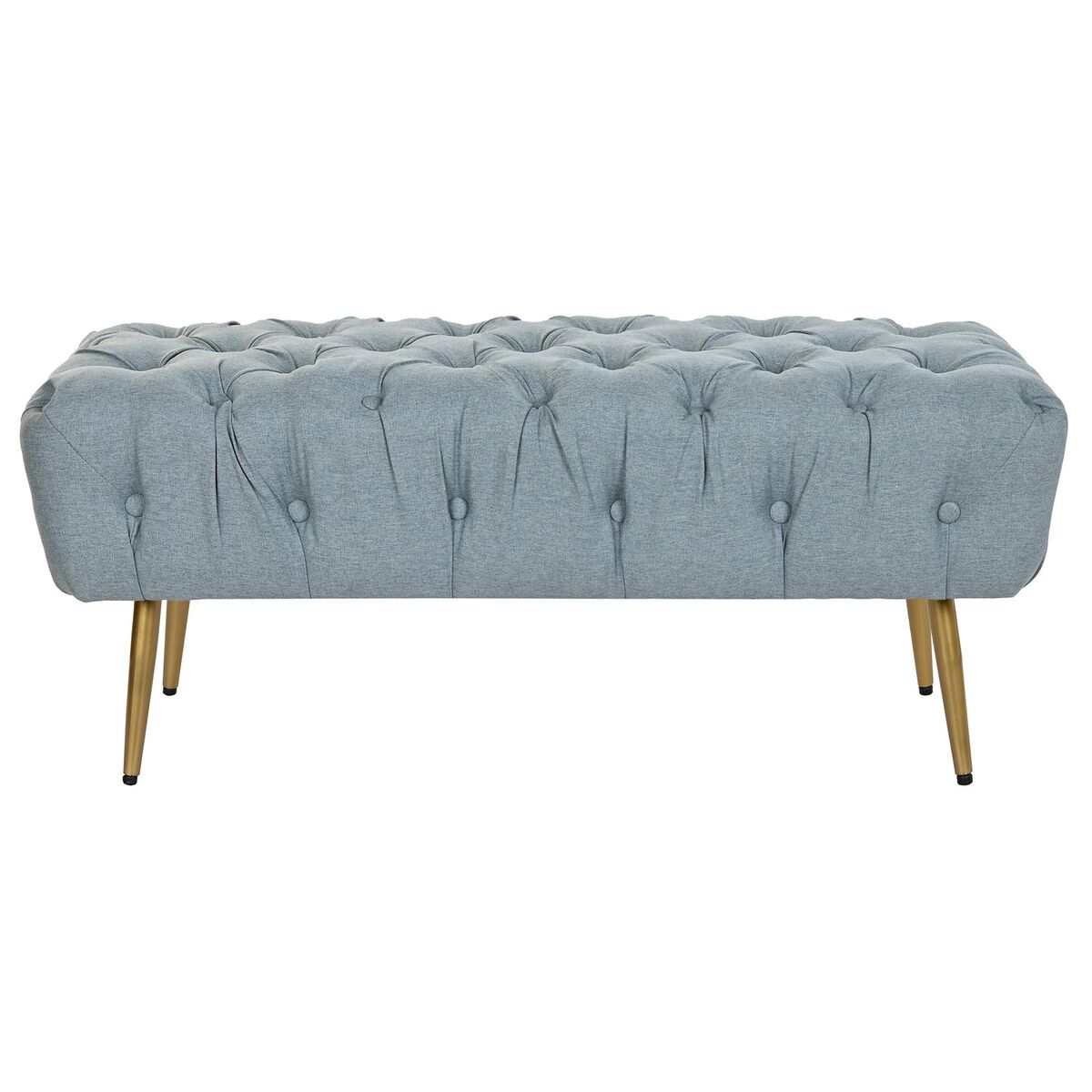 Sittpall DKD Home Decor 103 x 46 x 42 cm Blå Gyllene Metall
