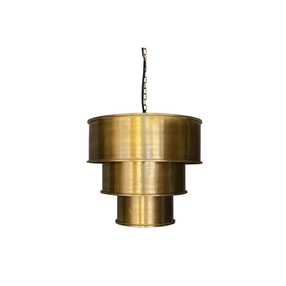 Taklampa DKD Home Decor Gyllene Järn (42 x 42 x 41 cm)