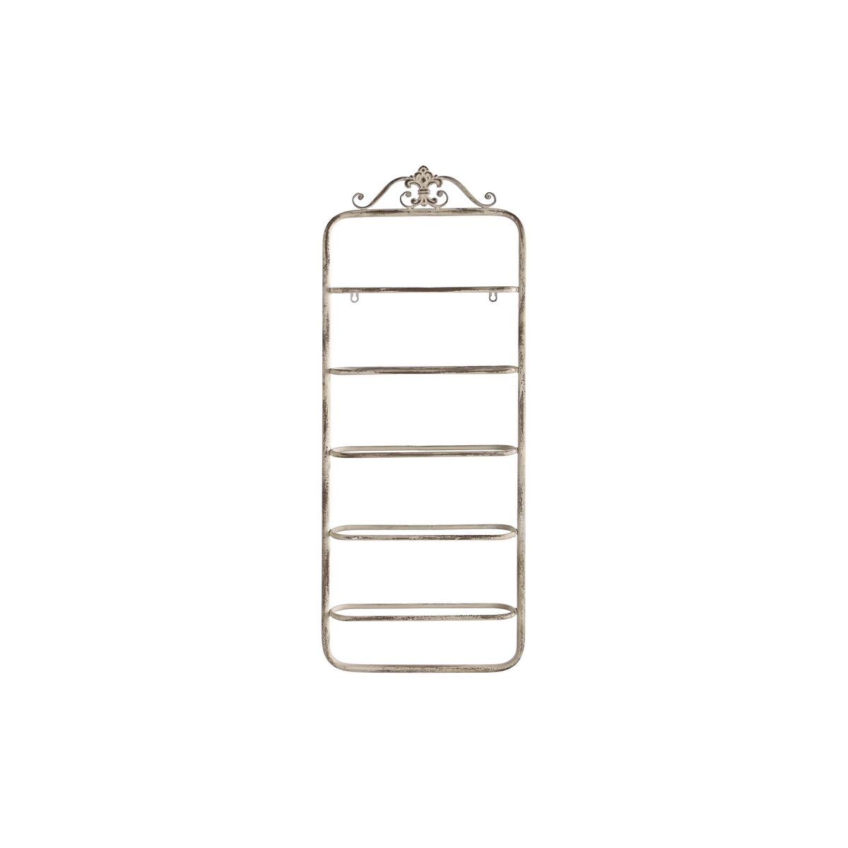 Flaskställ DKD Home Decor Metall Vit (39 x 9,5 x 102,5 cm)