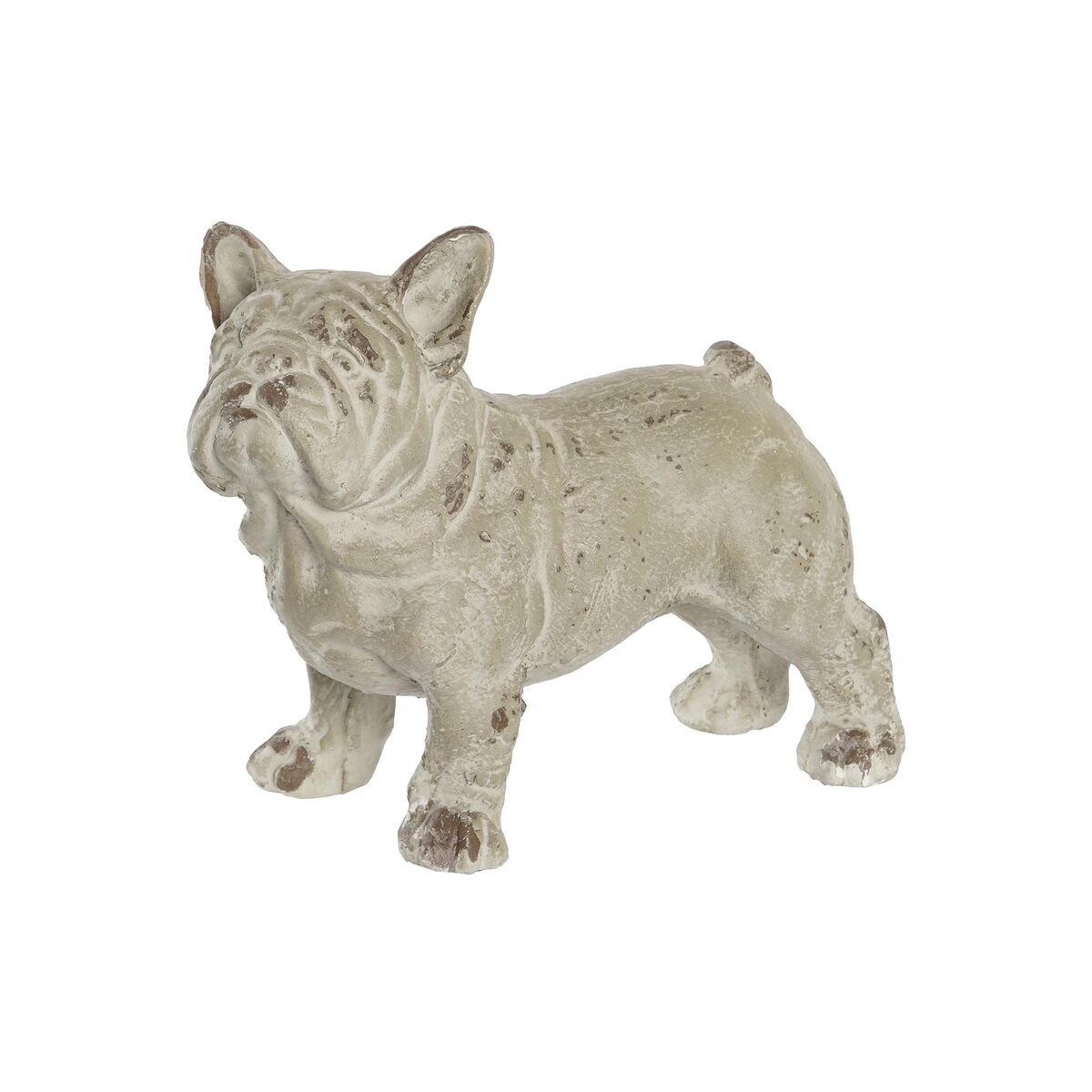 Prydnadsfigur DKD Home Decor Antikbehandlad Grå Harts Hund (19 x 39 x 28,5 cm)