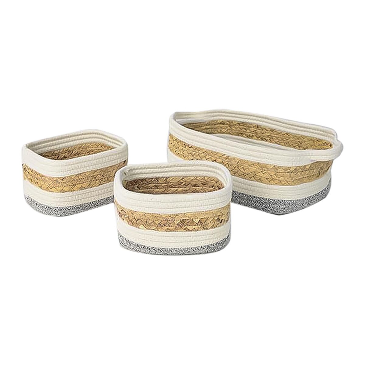 Dekorationslåda DKD Home Decor Naturliga fibrer 33 x 23 x 13 cm