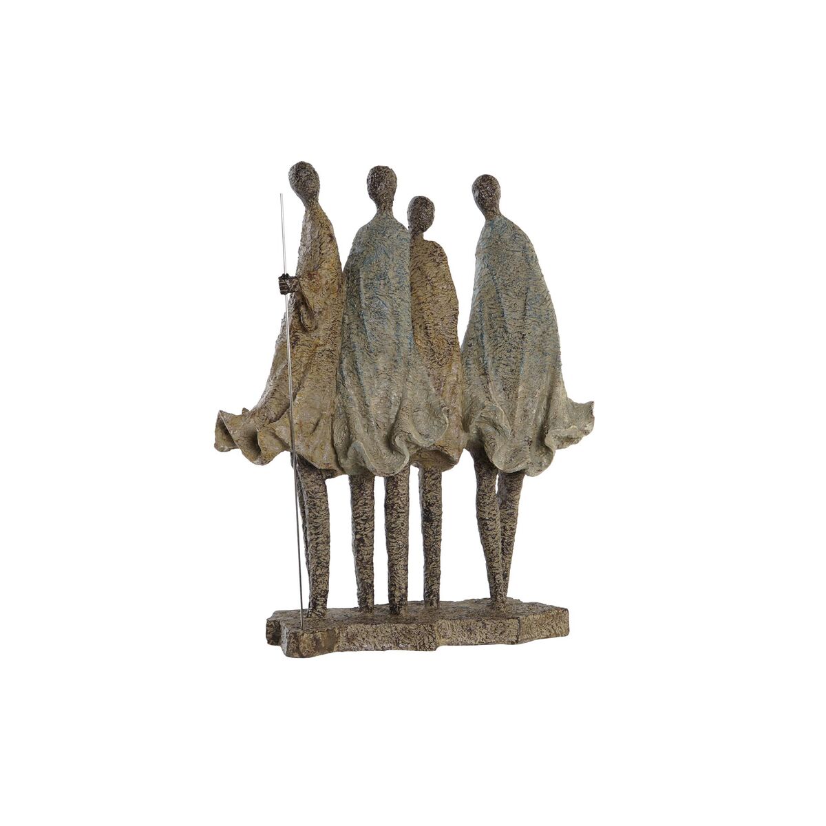 Prydnadsfigur DKD Home Decor Afrikanska Harts Multicolour (33,5 x 14,5 x 41 cm)
