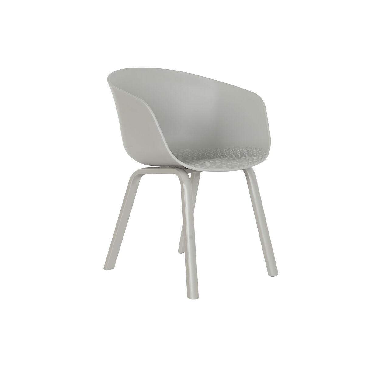 Matsalsstol DKD Home Decor Ljusgrå 56 x 58 x 78 cm 60 x 55 x 78 cm