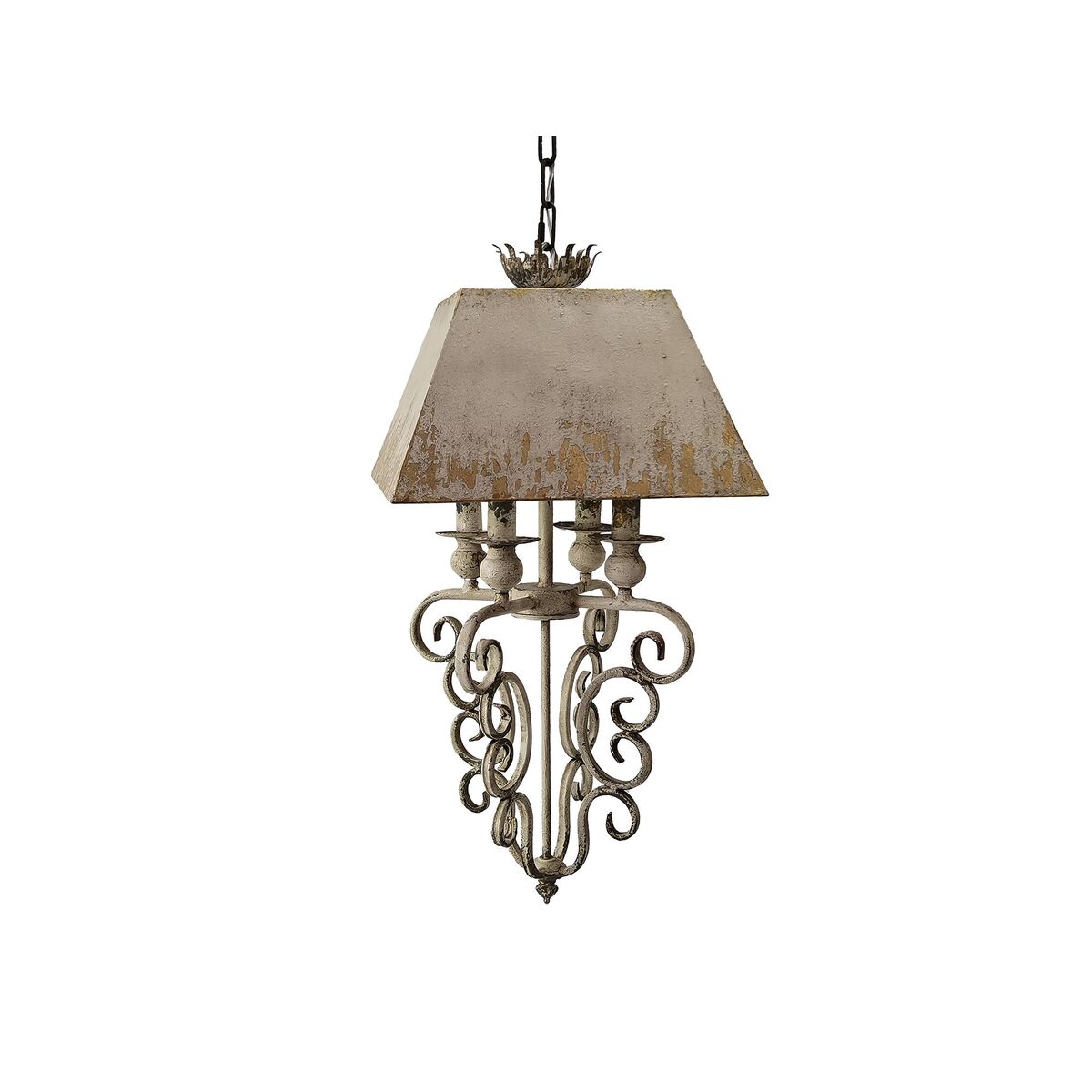 Taklampa DKD Home Decor Metall Neoklassisk (37,5 x 37,5 x 73,5 cm)