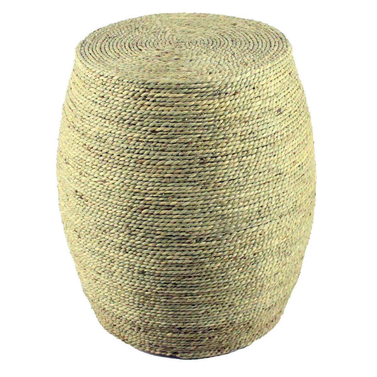 Fotpall DKD Home Decor Brun Ljusbrun Hampa Snöre Naturell Urban 45 x 45 x 52 cm
