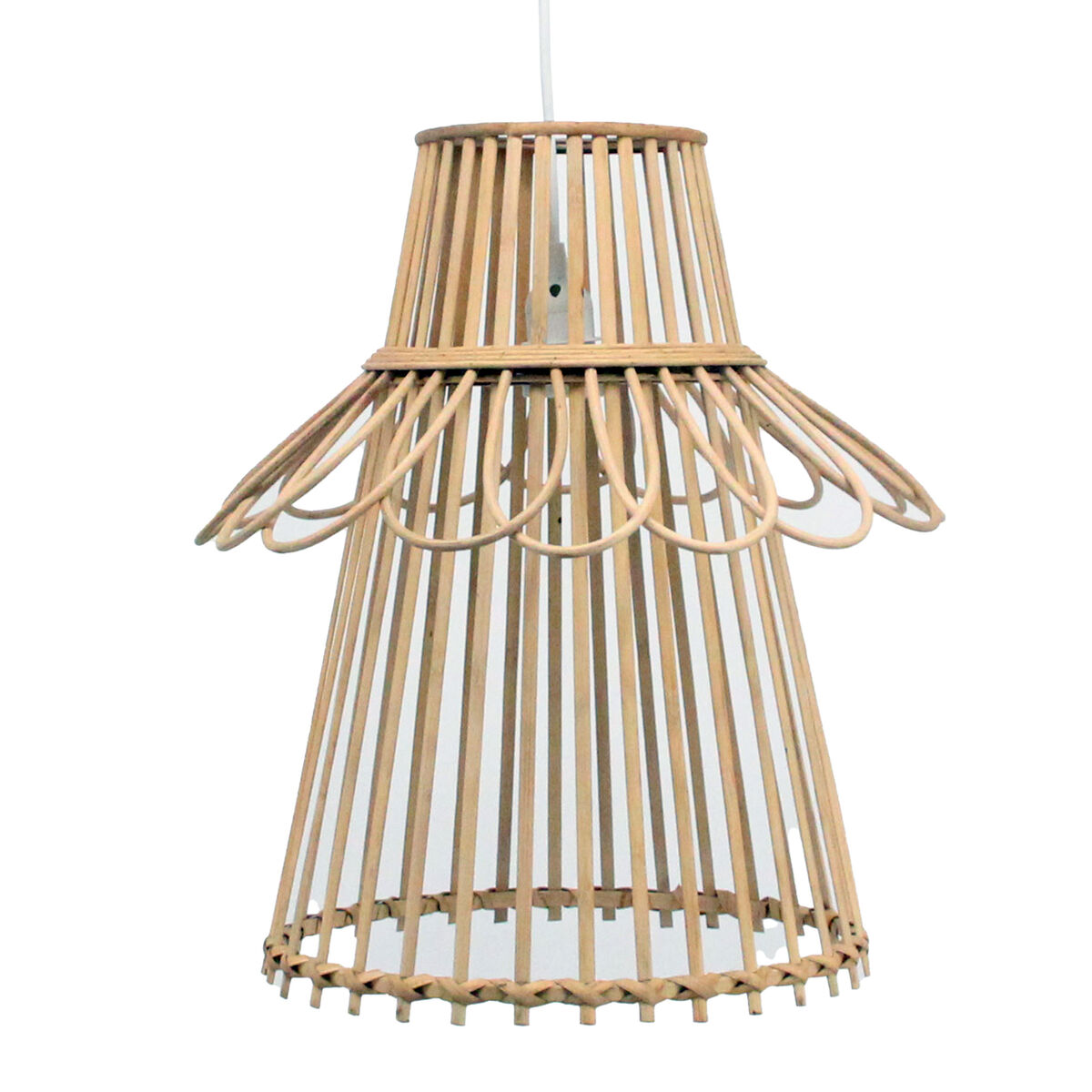 Taklampa DKD Home Decor Brun 50 W 40 x 40 x 46 cm
