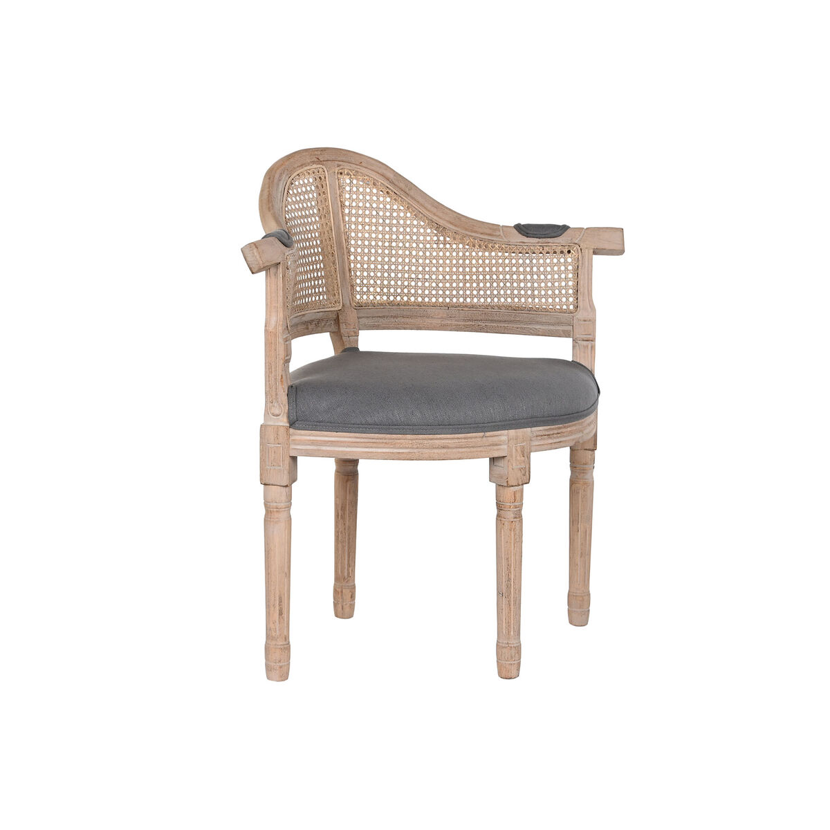 Matsalsstol DKD Home Decor Mörkgrå 67 x 51 x 85 cm 79 x 53 x 85 cm