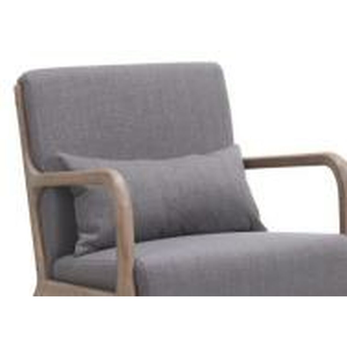 Matsalsstol DKD Home Decor Polyester Mörkgrå Tölgy (48 x 44 x 84 cm)