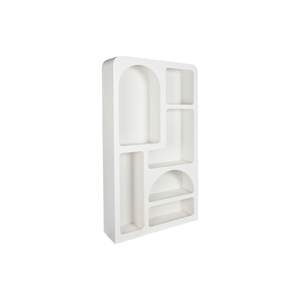 Bokhylla DKD Home Decor Vit Gran Trä MDF 100 x 26 x 181 cm