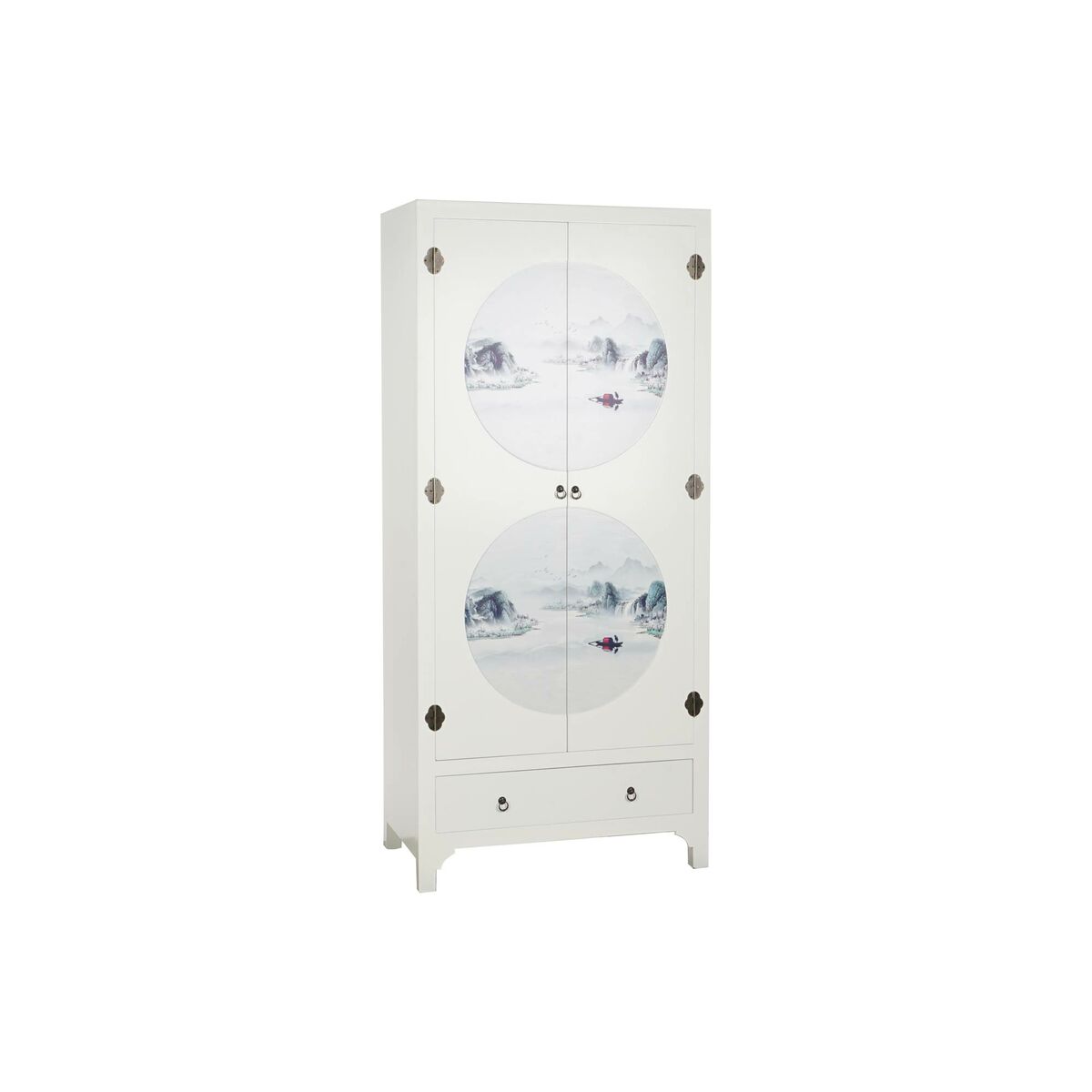 Skänk DKD Home Decor Vit 85,5 x 50,5 x 186,2 cm