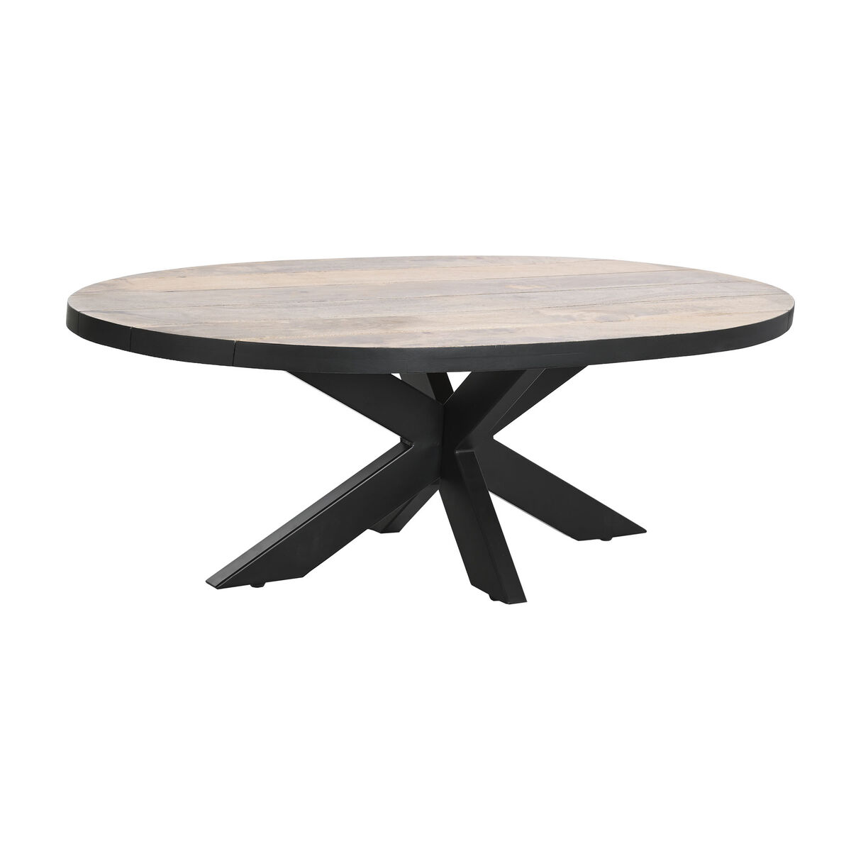 Soffbord DKD Home Decor Naturell Metall Mangoträ 130 x 70 x 45 cm