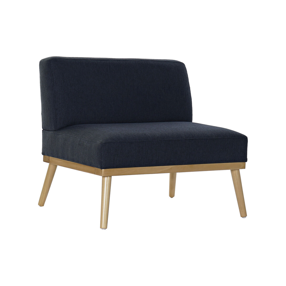 Fåtölj DKD Home Decor Blå Marinblå Furu 80 x 66 x 72 cm