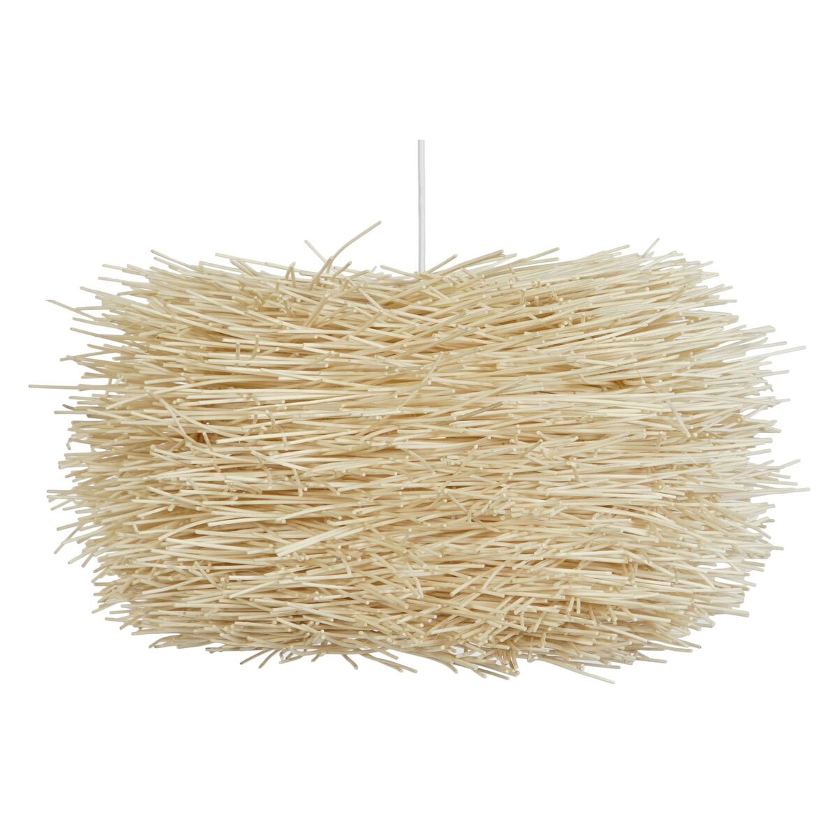 Taklampa DKD Home Decor Naturell Järn 50 W 60 x 60 x 35 cm