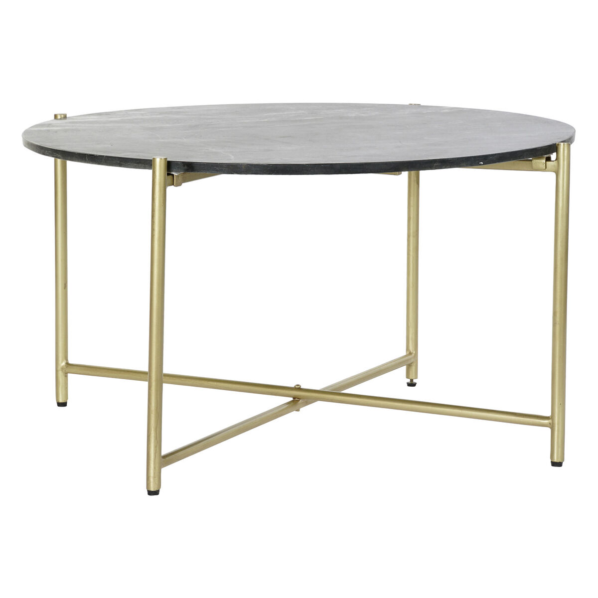 Soffbord DKD Home Decor 81 x 81 x 44 cm Marmor Järn
