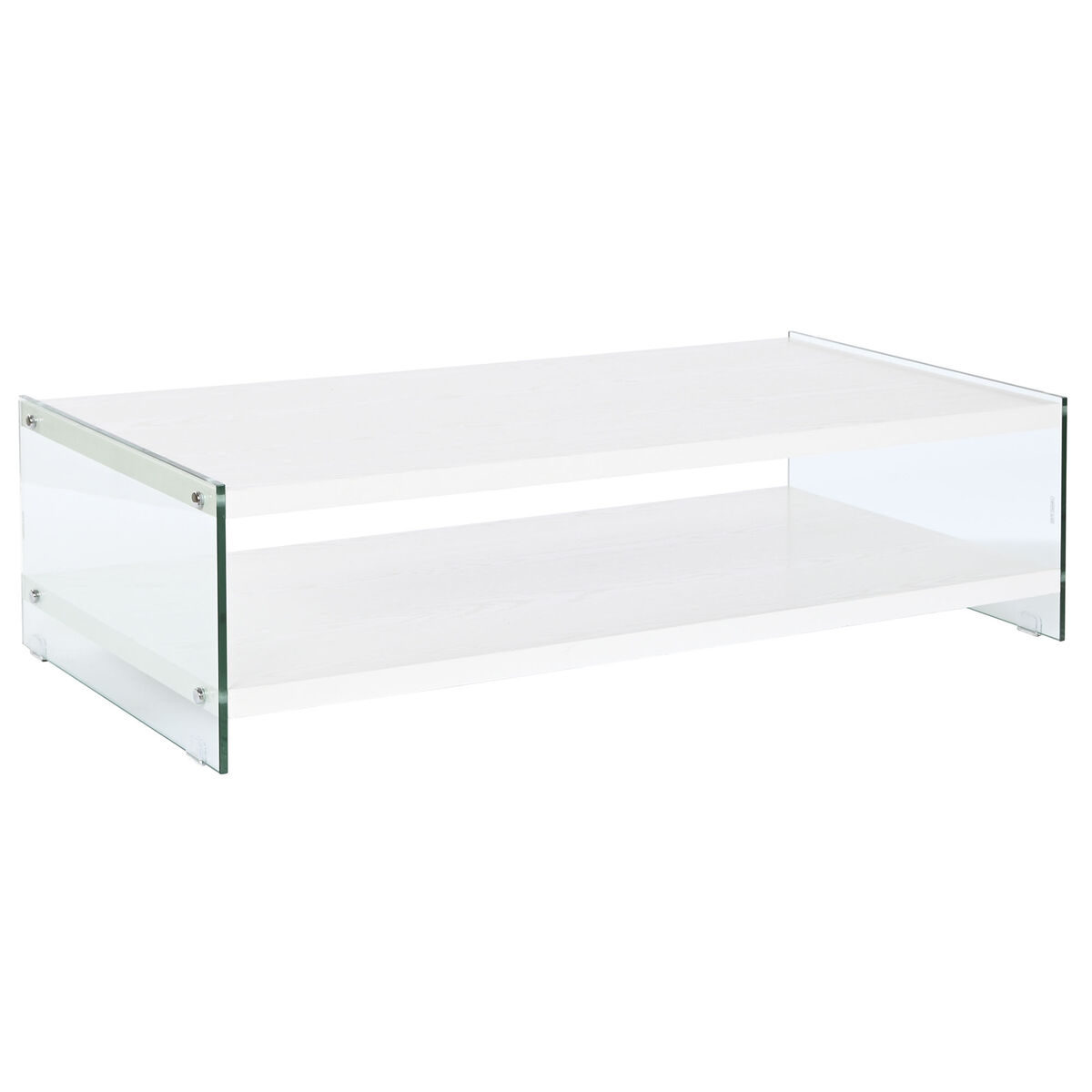 Soffbord DKD Home Decor Glas Trä MDF 130 x 65 x 35,5 cm
