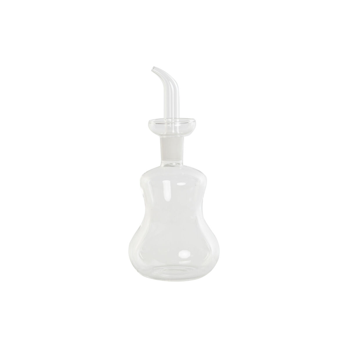 Oljeflaska DKD Home Decor Transparent Borosilikatglas 250 ml 8 x 8 x 19 cm