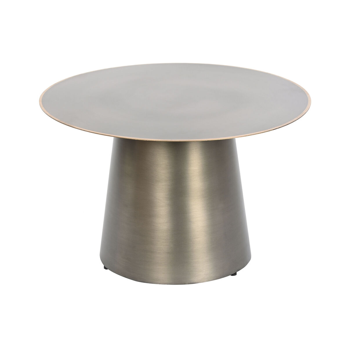 Sidobord DKD Home Decor Gyllene Mörkgrå Metall 60 x 60 x 37 cm
