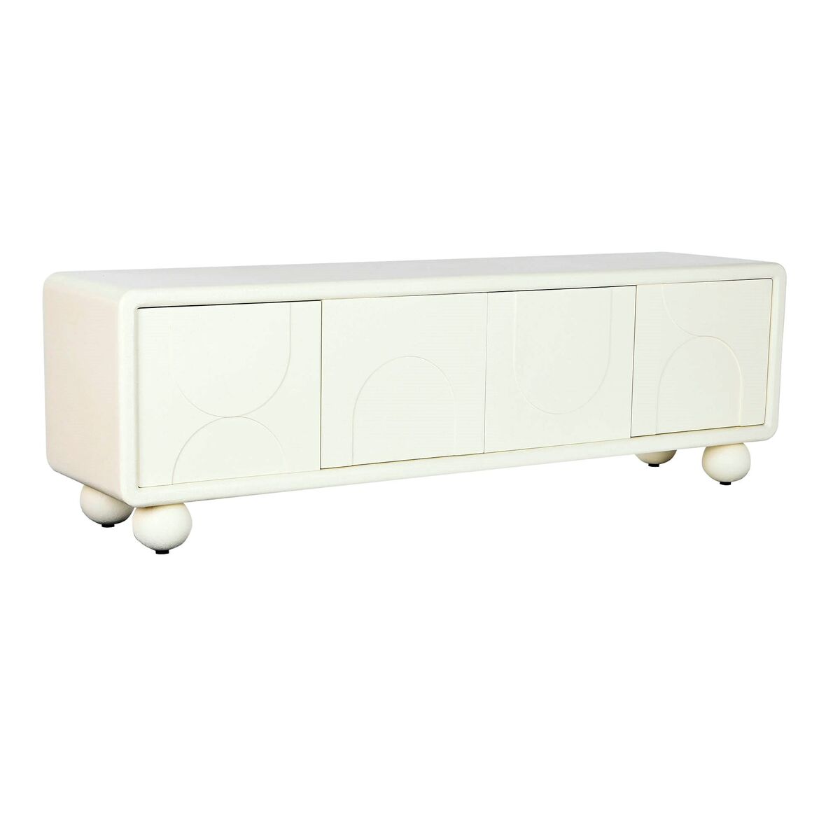 TV-möbler DKD Home Decor Vit Trä MDF 160 x 37 x 50 cm