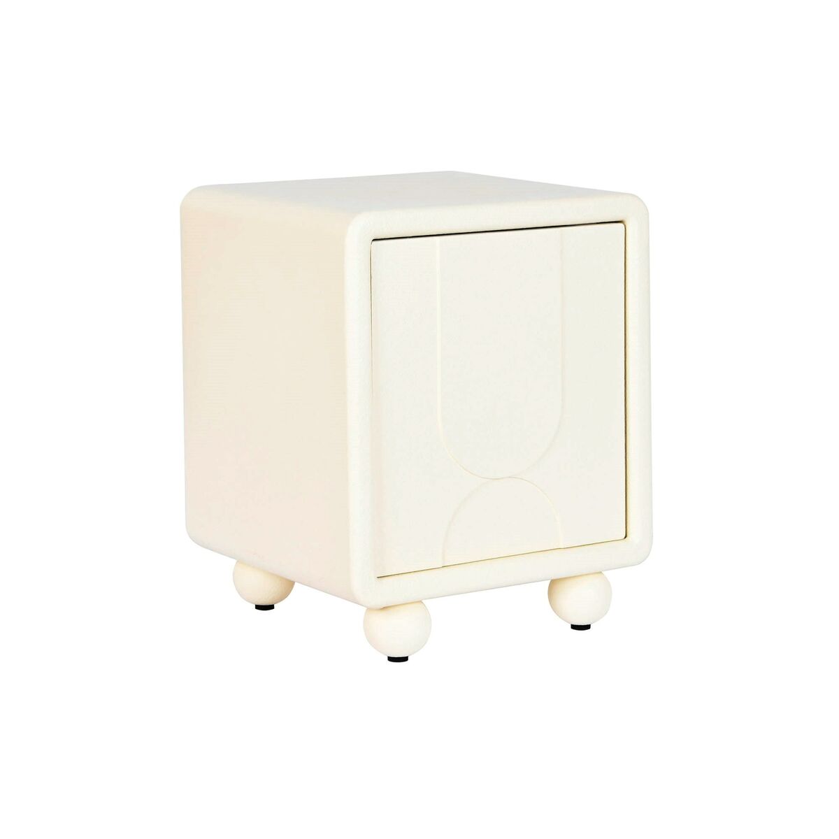 Nattduksbord DKD Home Decor Vit Trä MDF 45 x 40 x 55 cm