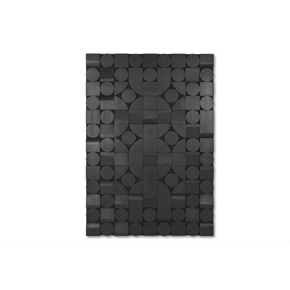 Väggdekoration Home ESPRIT Svart Abstrakt Modern 81 x 3,8 x 117 cm