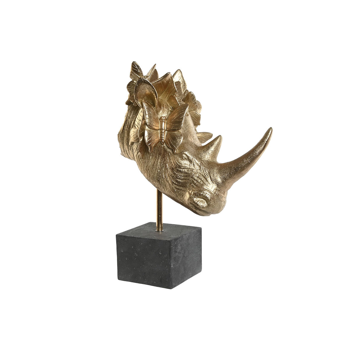 Prydnadsfigur Home ESPRIT Svart Gyllene 33 x 24 x 43,5 cm